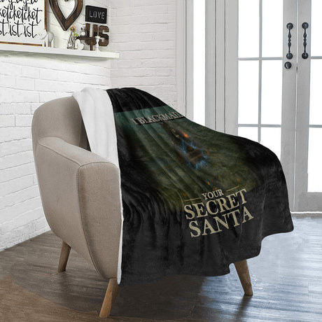 Secret Santa Humour Throw Blanket