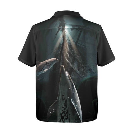 Dolphin Pirate Hawaiian Shirt