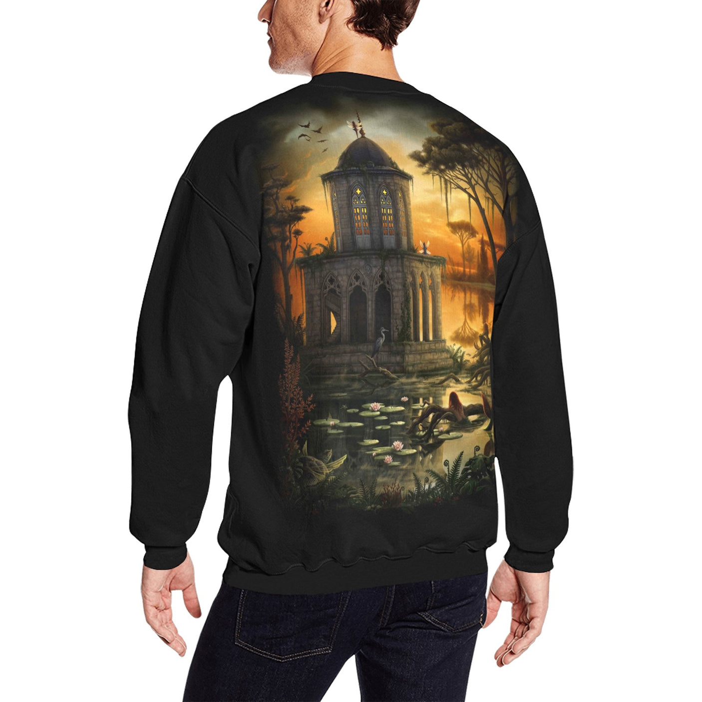 The Gothic Library, Sarah Richter Art Sweatshirt