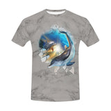 Tie Dye Dolphin AOP Shirt | 90's 2000's Retro Dolphins T-Shirt