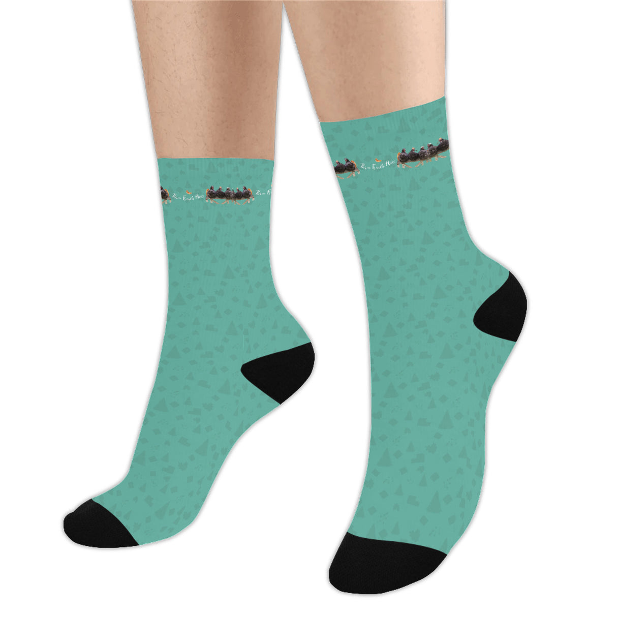 3 French Hens Christmas Socks