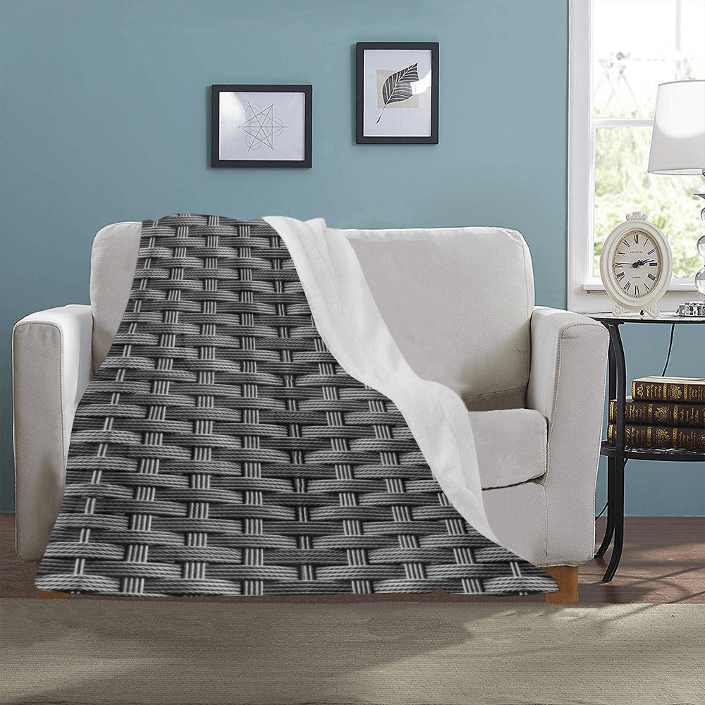 Rattan Pattern Throw Blanket