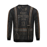 Graveyard Shift Cemetery Worker Halloween Sweatshirt