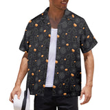 Black Cat Halloween Hawaiian Shirt | Button Up Down Shirt