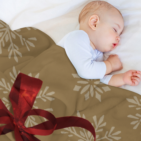 Gift Wrap Christmas Throw Blanket