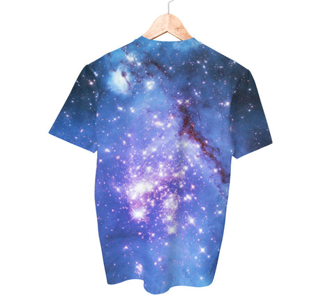 Chat beignet dans la chemise spatiale | T-shirts AOP 3D