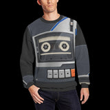 Retro Cassette Tape Player Costume Sweater