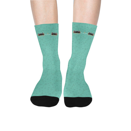 3 French Hens Christmas Socks