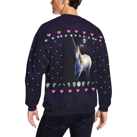 Unicorn Moon Ugly Christmas Sweater