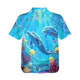 Under Sea Dolphins, Dakota Daetwiler Art Hawaiian Shirt