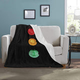 Traffic Light Throw Blanket