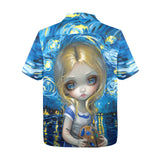 Jasmine Becket-Griffith 'Alice in a Van Gogh' Hawaiian Shirt