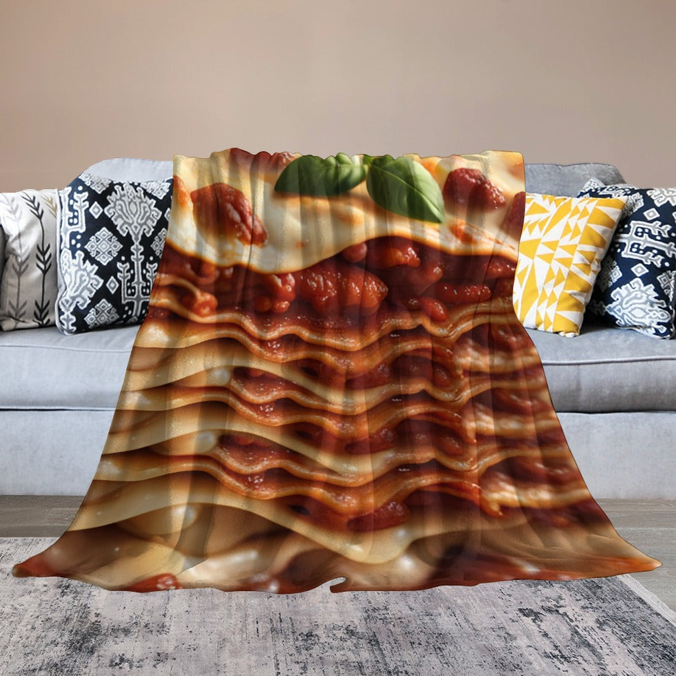 Lasagna Throw Blanket