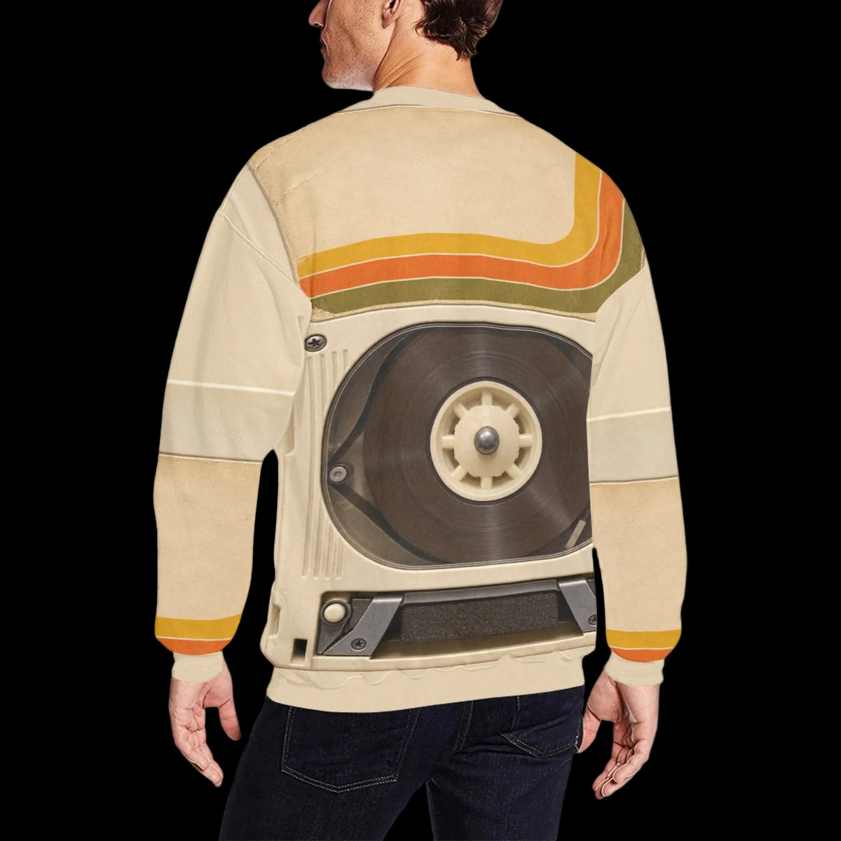 Retro Eight Track Tape Costume Sweater