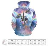 Space Cat Shark Hoodie