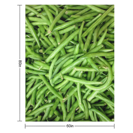 Green Bean Throw Blanket