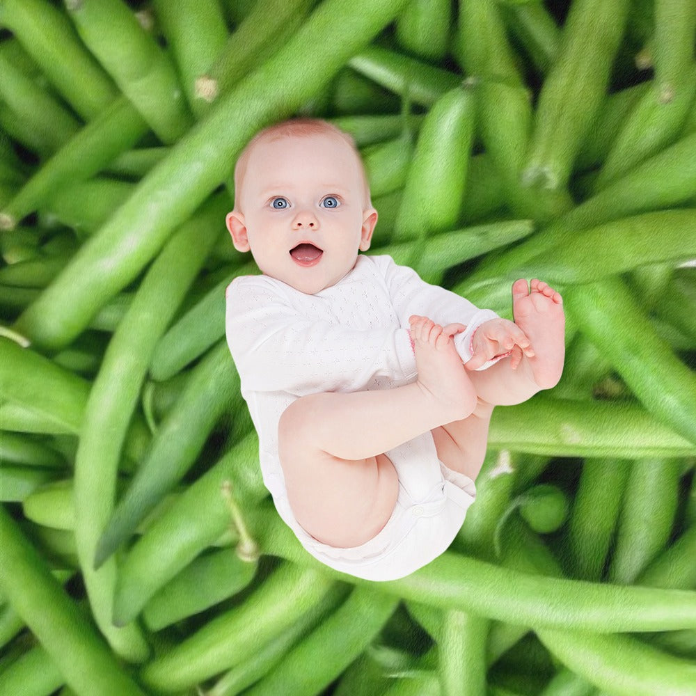 Green Bean Throw Blanket