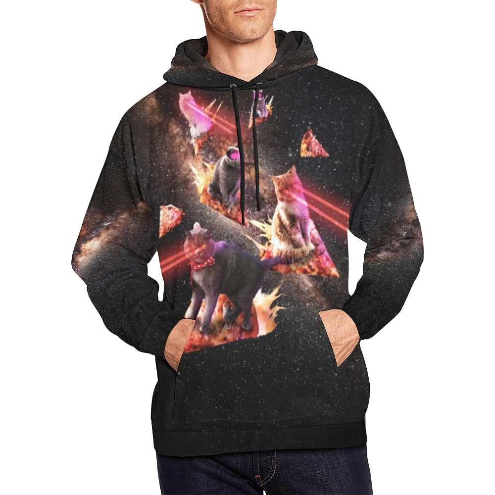 Space Pizza Cat Hoodie