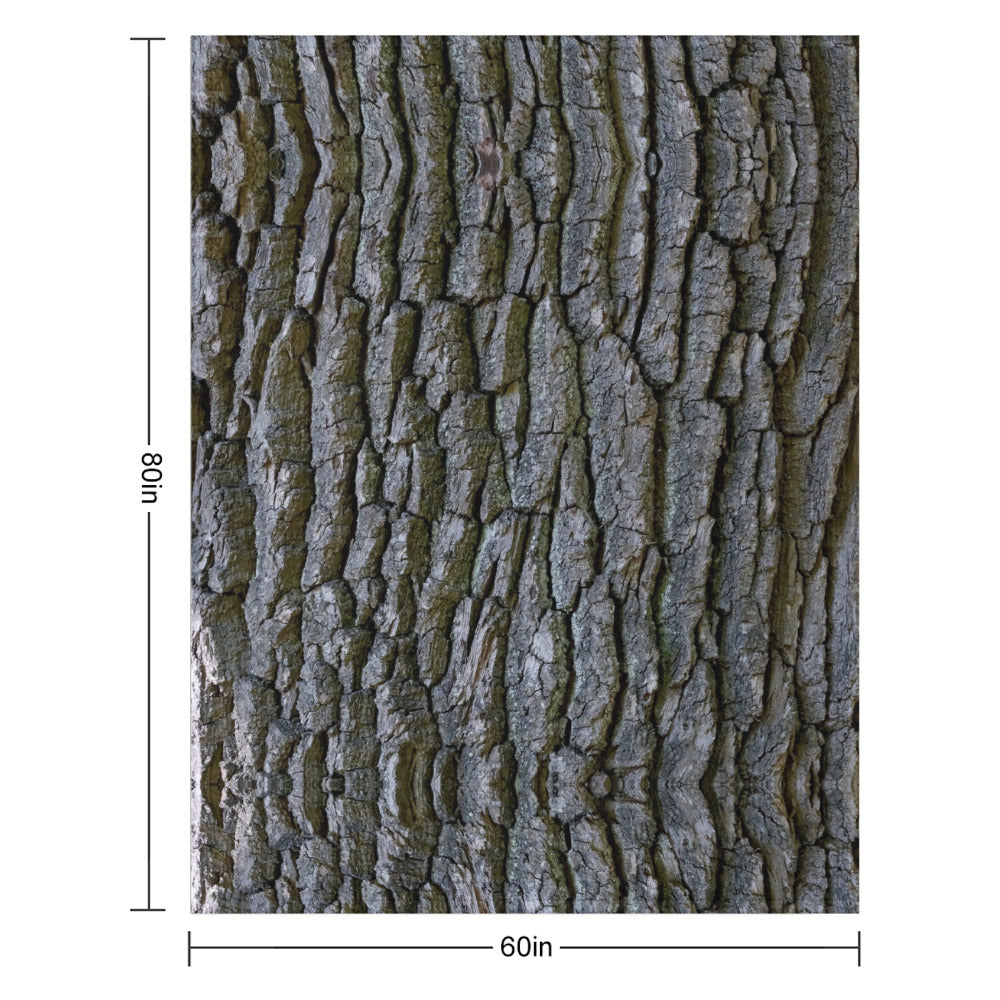 Tree Bark Throw Blanket