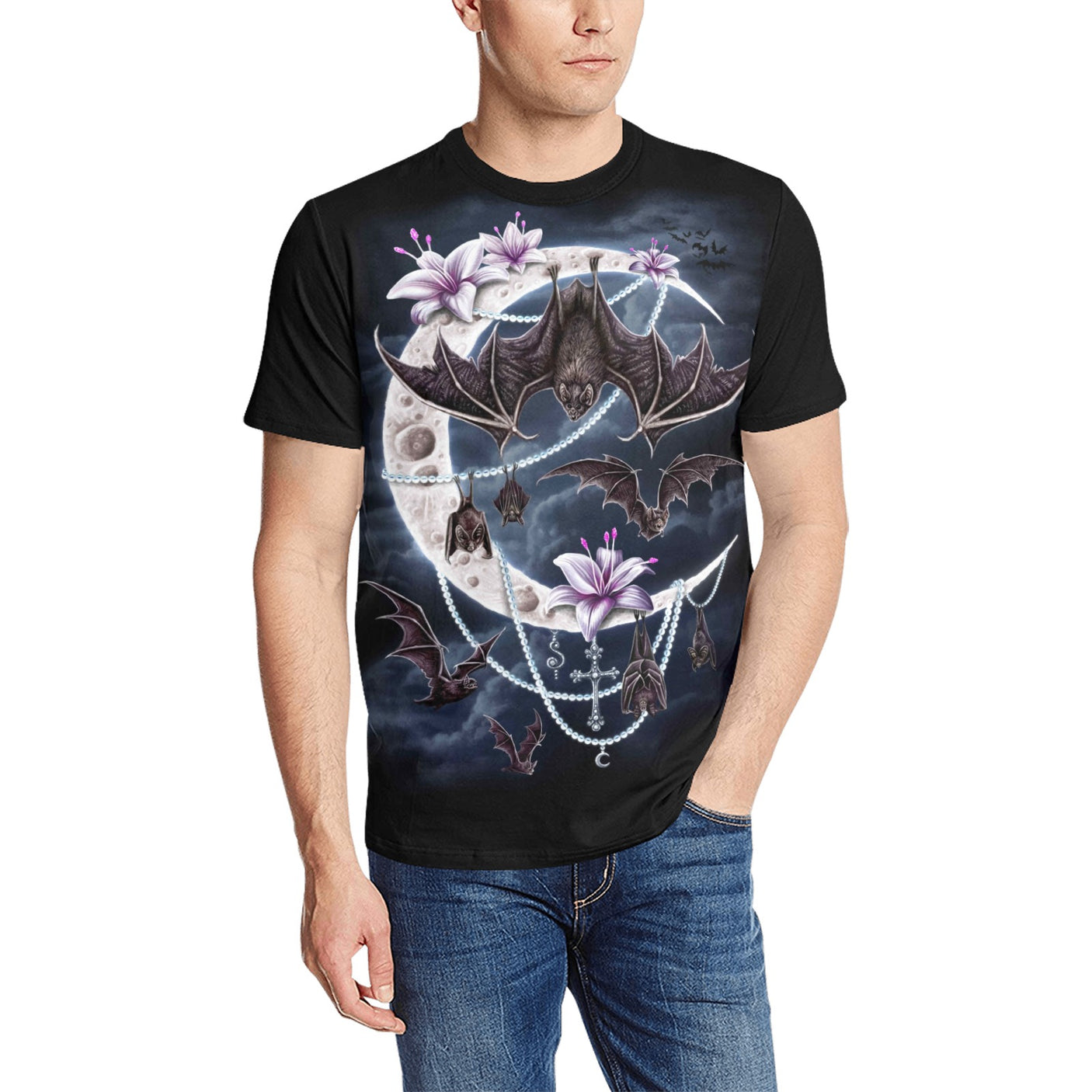 Bats Moon, Sarah Richter Art Shirt