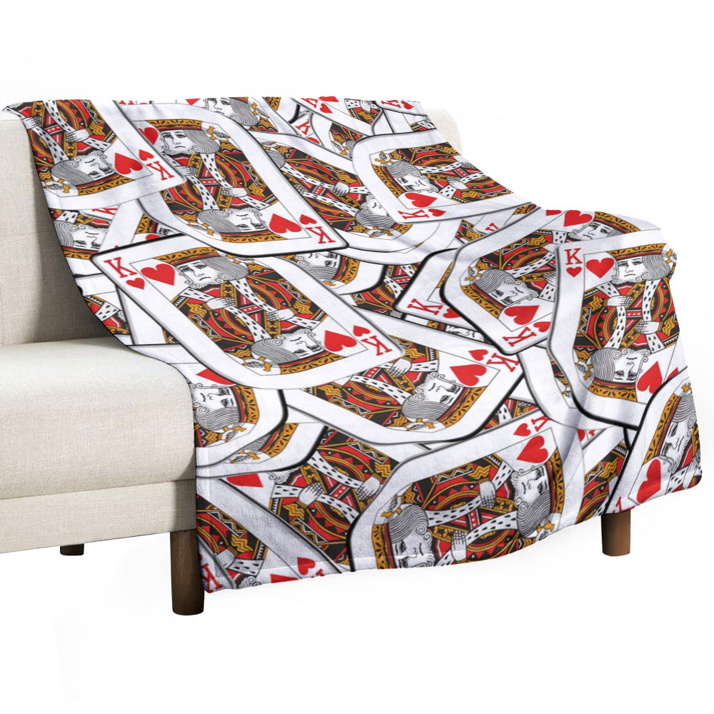 Playing Cards Throw Blanket