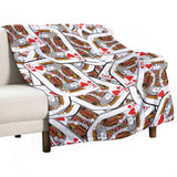 Playing Cards Throw Blanket