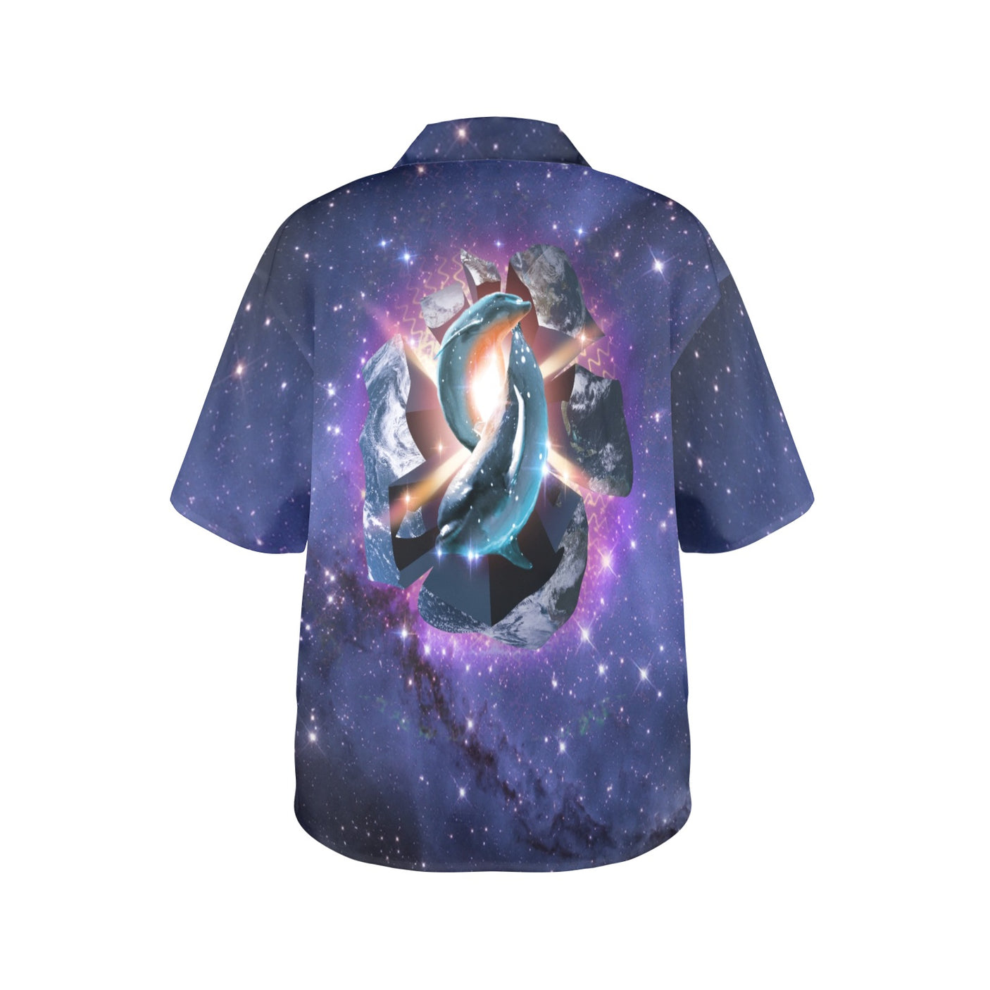 Yin Yang Dolphin Women's Hawaiian Shirt