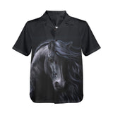 Laurie Prindle Black Horse Hawaiian Shirt