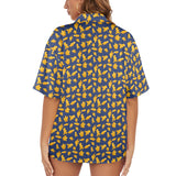 Dinosaur Chicken Nuggets Women's Hawaiian Shirt