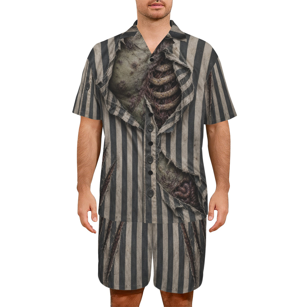 Sleepwalking Dead Men's Horror Short Pajama Set