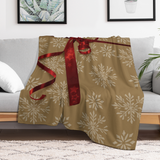 Gift Wrap Christmas Throw Blanket