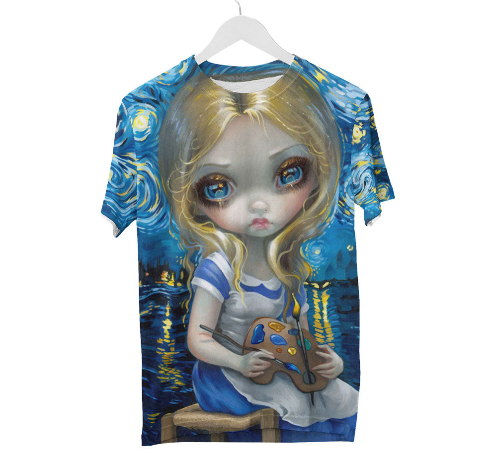 Jasmine Becket-Griffith 'Alice in a Van Gogh' Shirt