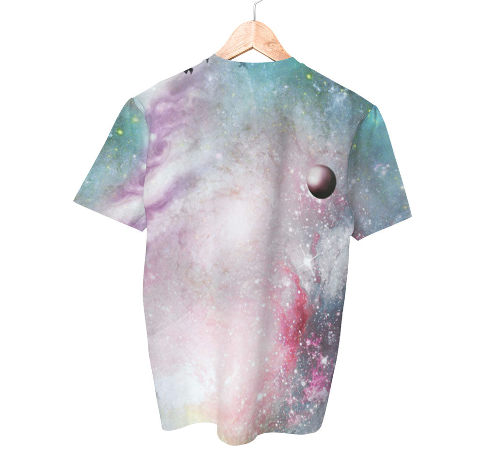 Chemise de dragon barbu de chat de l’espace | T-shirts AOP 3D