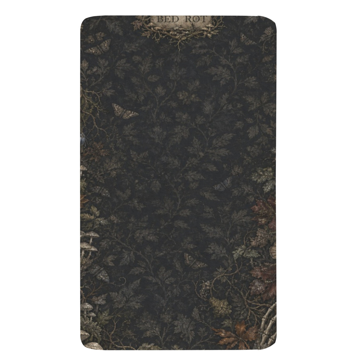 Bed Rot Botanical Gothic Fitted Sheet – Twin