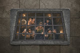 Trapped Souls Dungeon Grate Halloween Doormat – 30 × 18 in