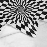 Optical Illusion Throw Blanket