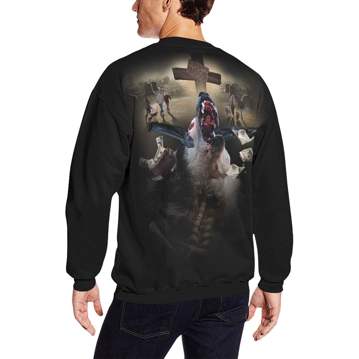 Skeleton Zombie Husky Sweater
