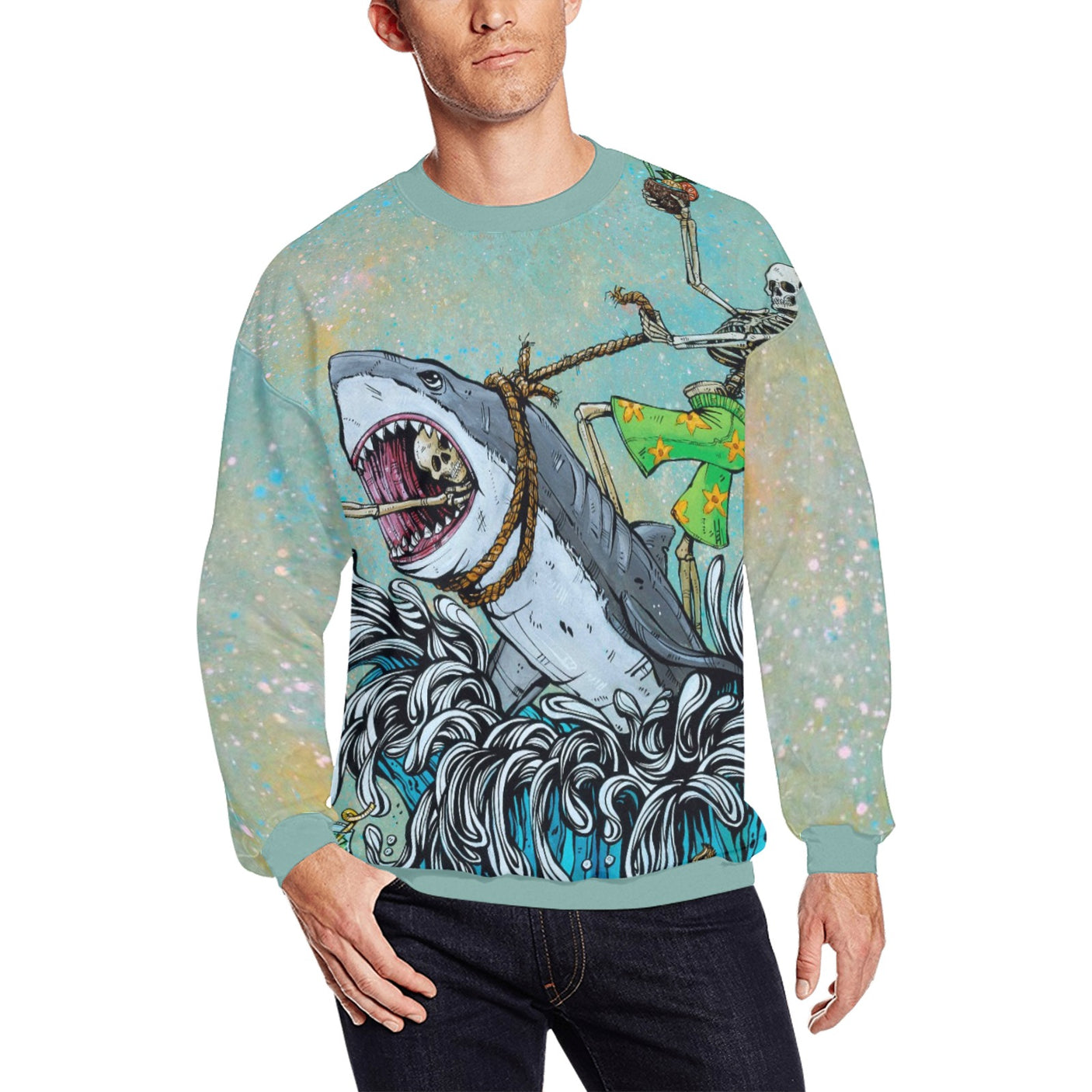 David Lozeau 'Great White Wave' Sweater