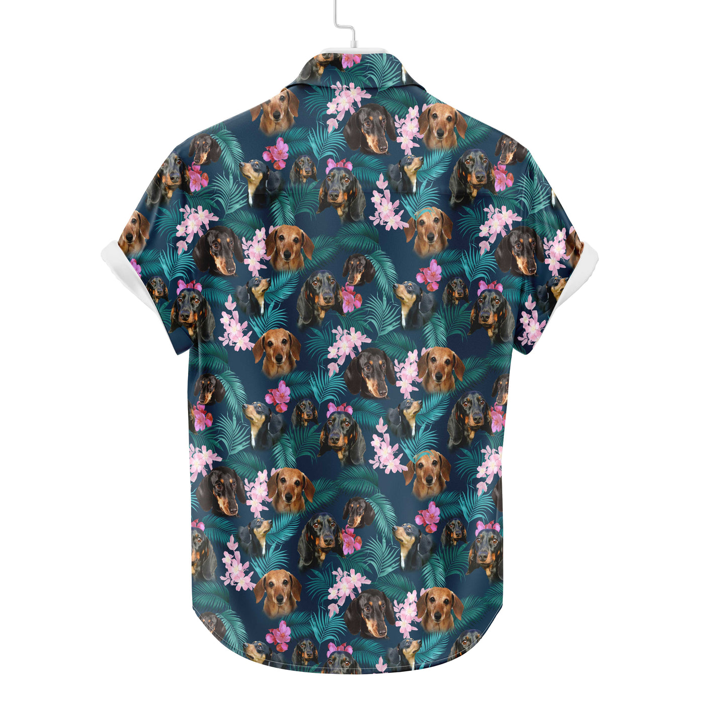 Dachshund Hawaiian Shirt | Dog Button Up Down Shirt