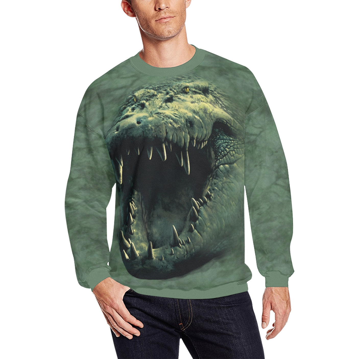 Alligator Face Sweater