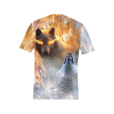 Fire Ice Wolf Shirt