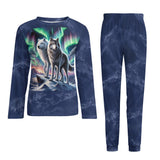 Northern Lights Wolf Pajamas