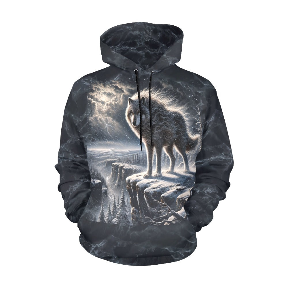 Snowy Wolf Hoodie