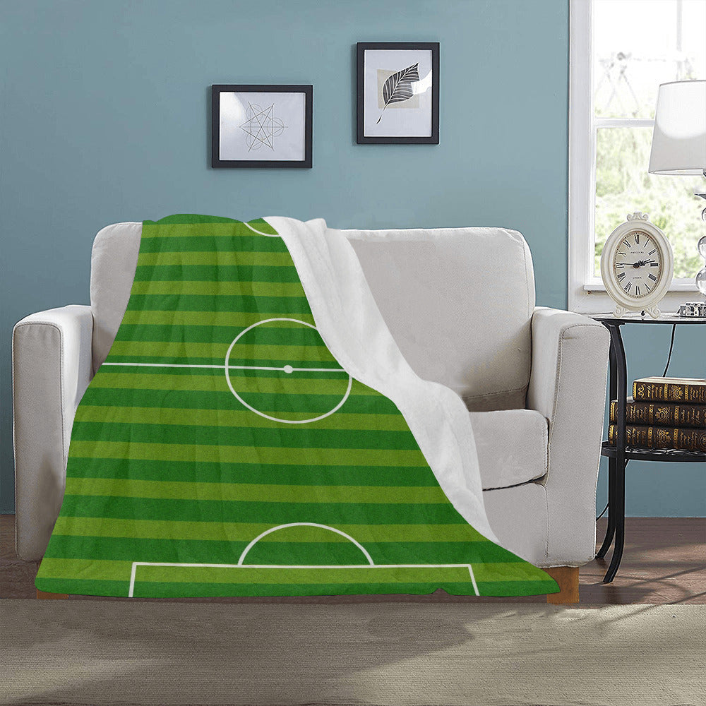 Football Field Throw Blanket
