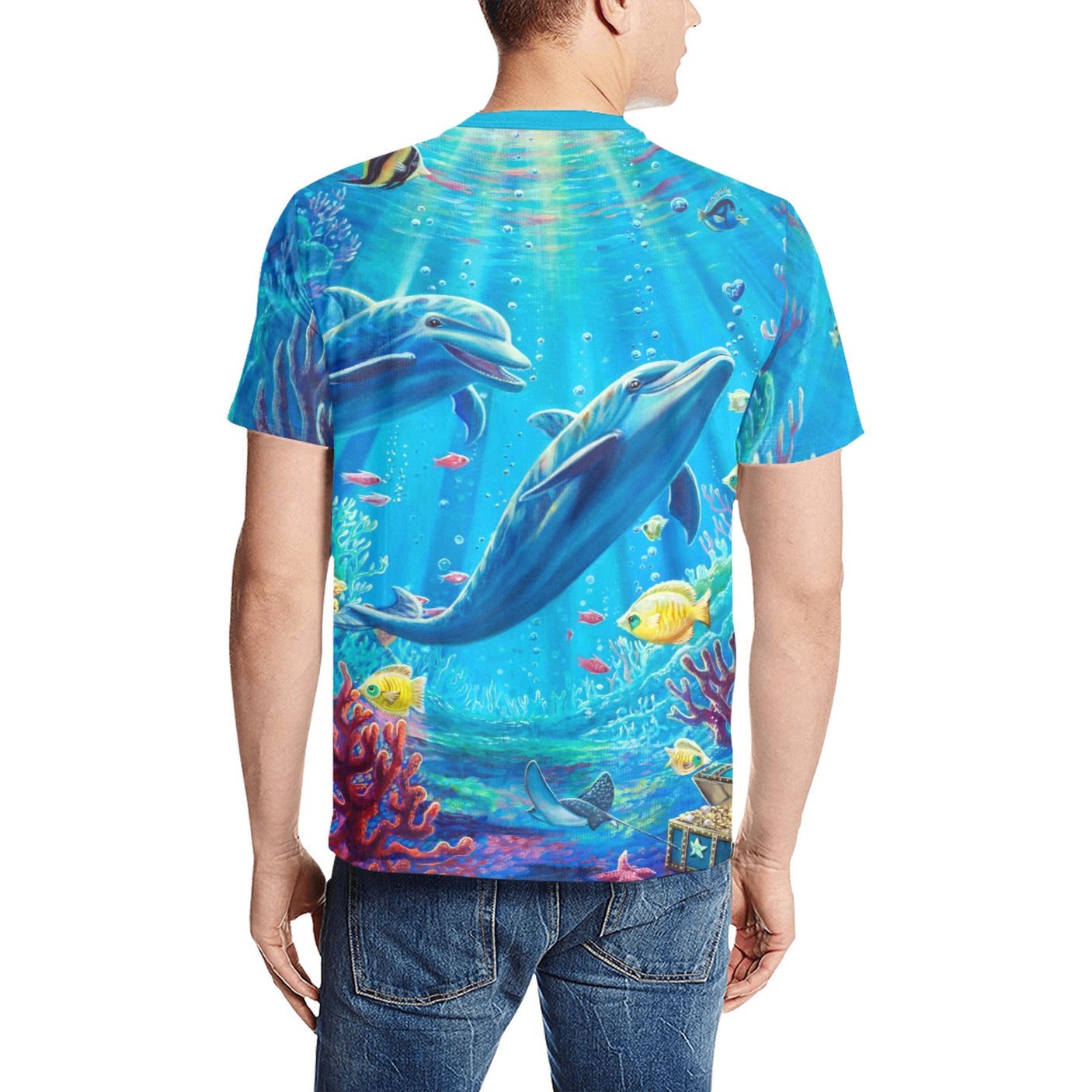 Under Sea Dolphins, Dakota Daetwiler Art Shirt