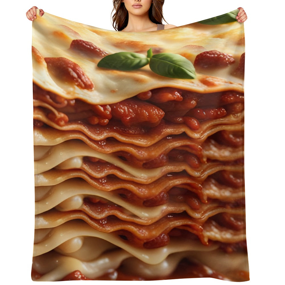 Lasagna Throw Blanket