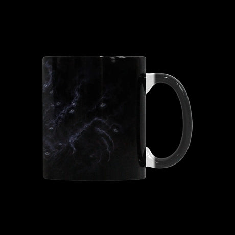 Creeping eyes and a smoky monster emerging from darkness on color-changing mugs, product view 2