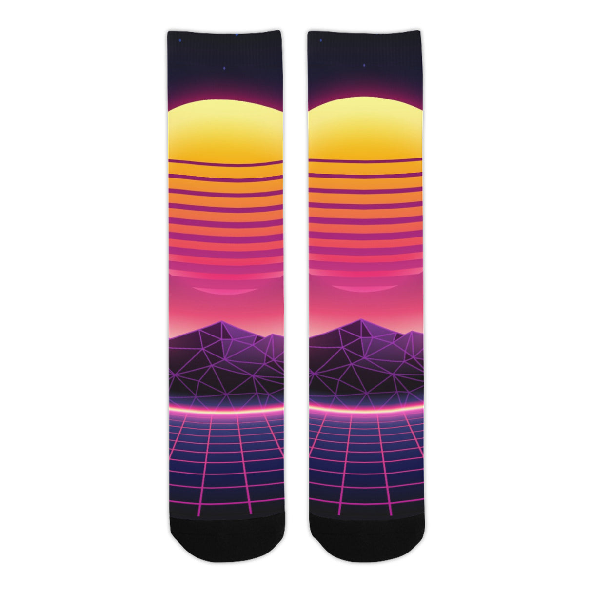 Synthwave Socks