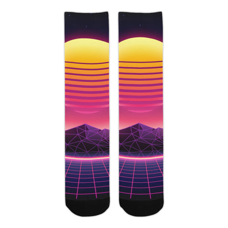 Synthwave Socks
