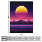 Synthwave Throw Blanket